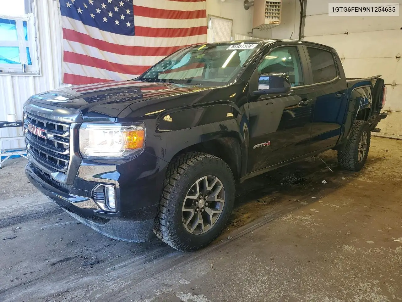 2022 GMC Canyon At4 VIN: 1GTG6FEN9N1254635 Lot: 58931586