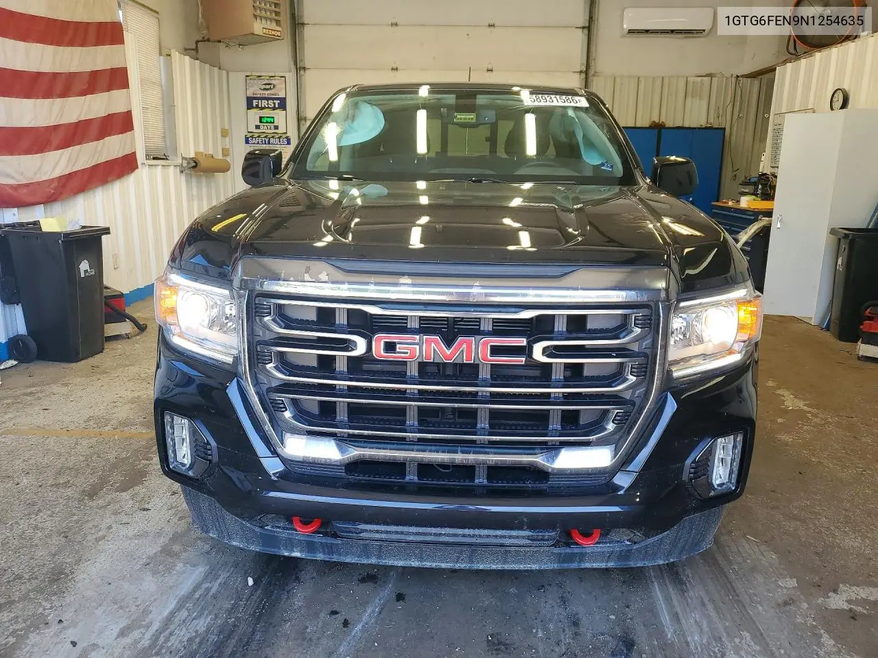 2022 GMC Canyon At4 VIN: 1GTG6FEN9N1254635 Lot: 58931586
