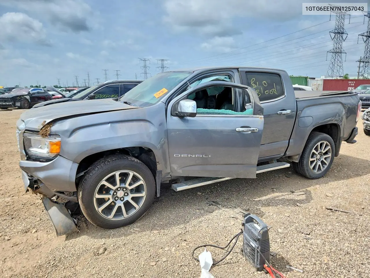 2022 GMC Canyon Denali VIN: 1GTG6EEN7N1257043 Lot: 59014886