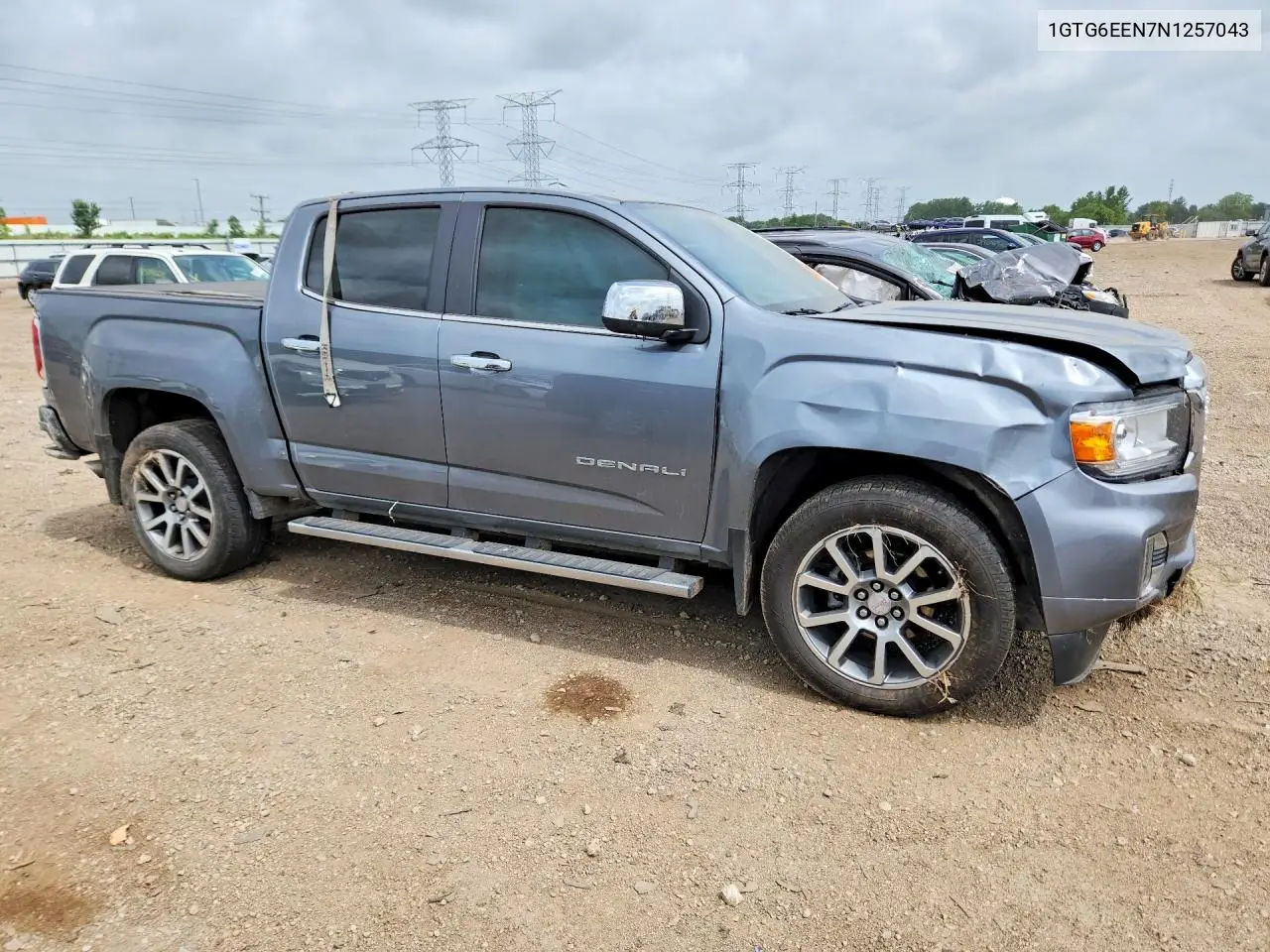 2022 GMC Canyon Denali VIN: 1GTG6EEN7N1257043 Lot: 59014886