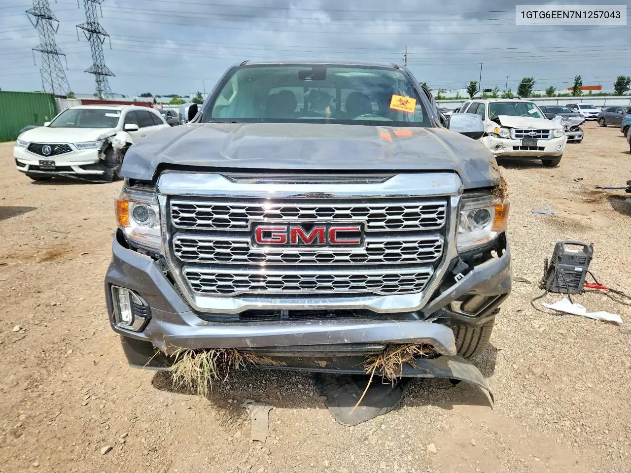 2022 GMC Canyon Denali VIN: 1GTG6EEN7N1257043 Lot: 59014886