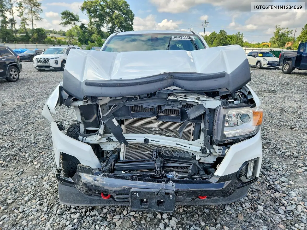 2022 GMC Canyon At4 VIN: 1GTG6FEN1N1234069 Lot: 59679446