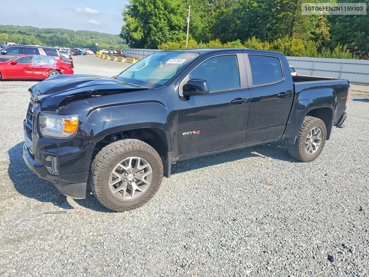 2022 GMC Canyon At4 VIN: 1GTG6FEN2N1159303 Lot: 60157606