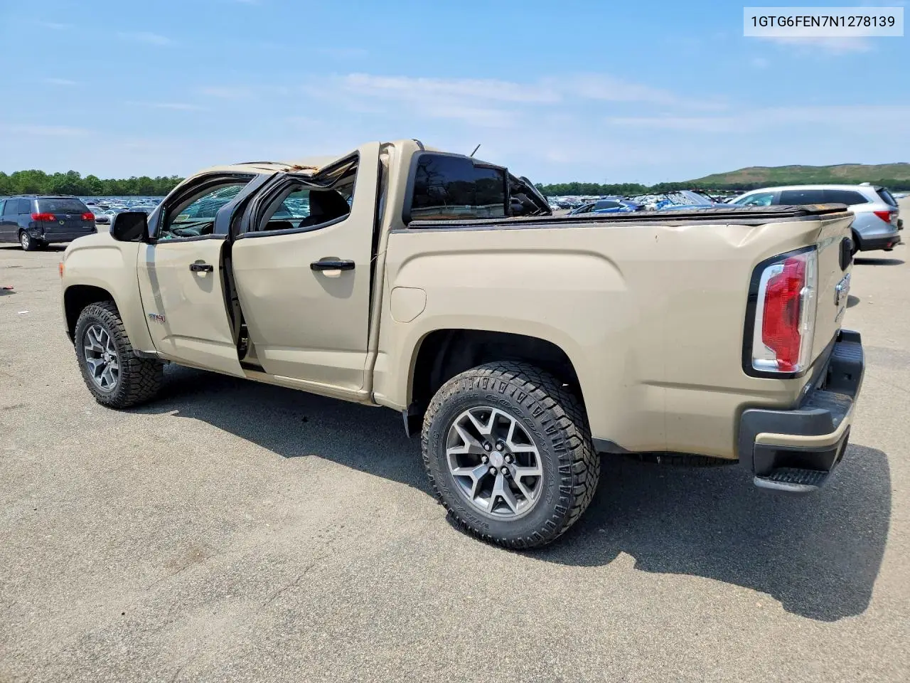 2022 GMC Canyon At4 VIN: 1GTG6FEN7N1278139 Lot: 61079006