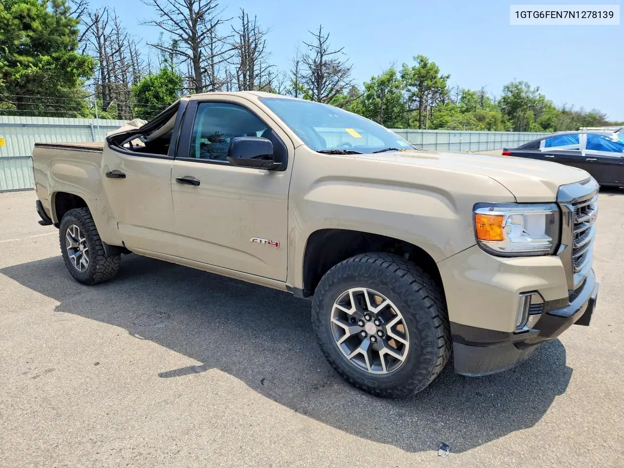 2022 GMC Canyon At4 VIN: 1GTG6FEN7N1278139 Lot: 61079006