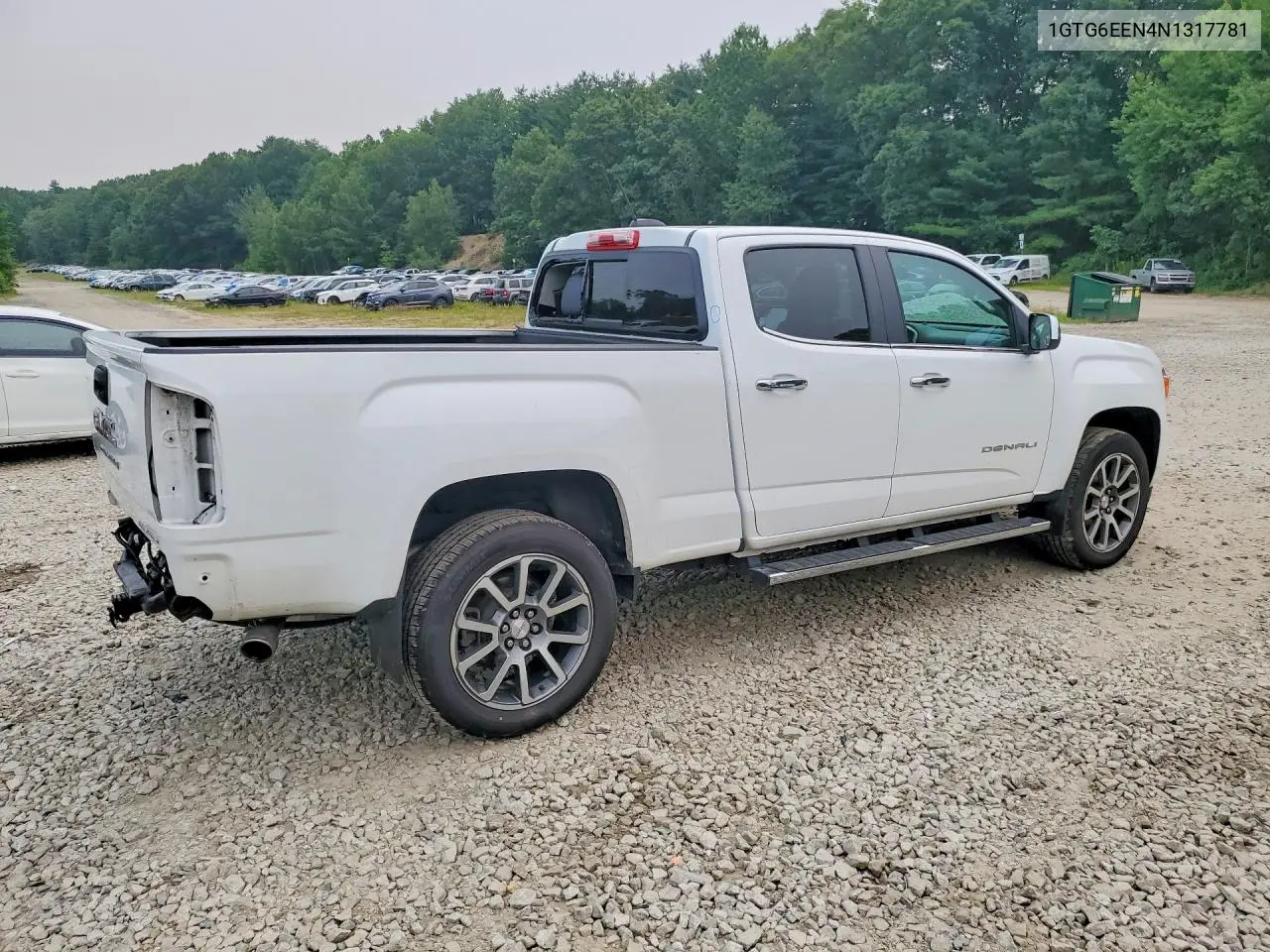 2022 GMC Canyon Denali VIN: 1GTG6EEN4N1317781 Lot: 61141996