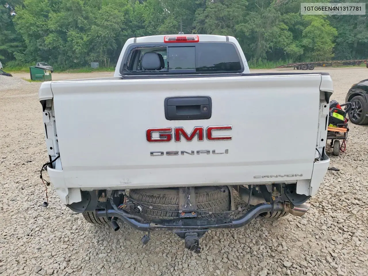 2022 GMC Canyon Denali VIN: 1GTG6EEN4N1317781 Lot: 61141996