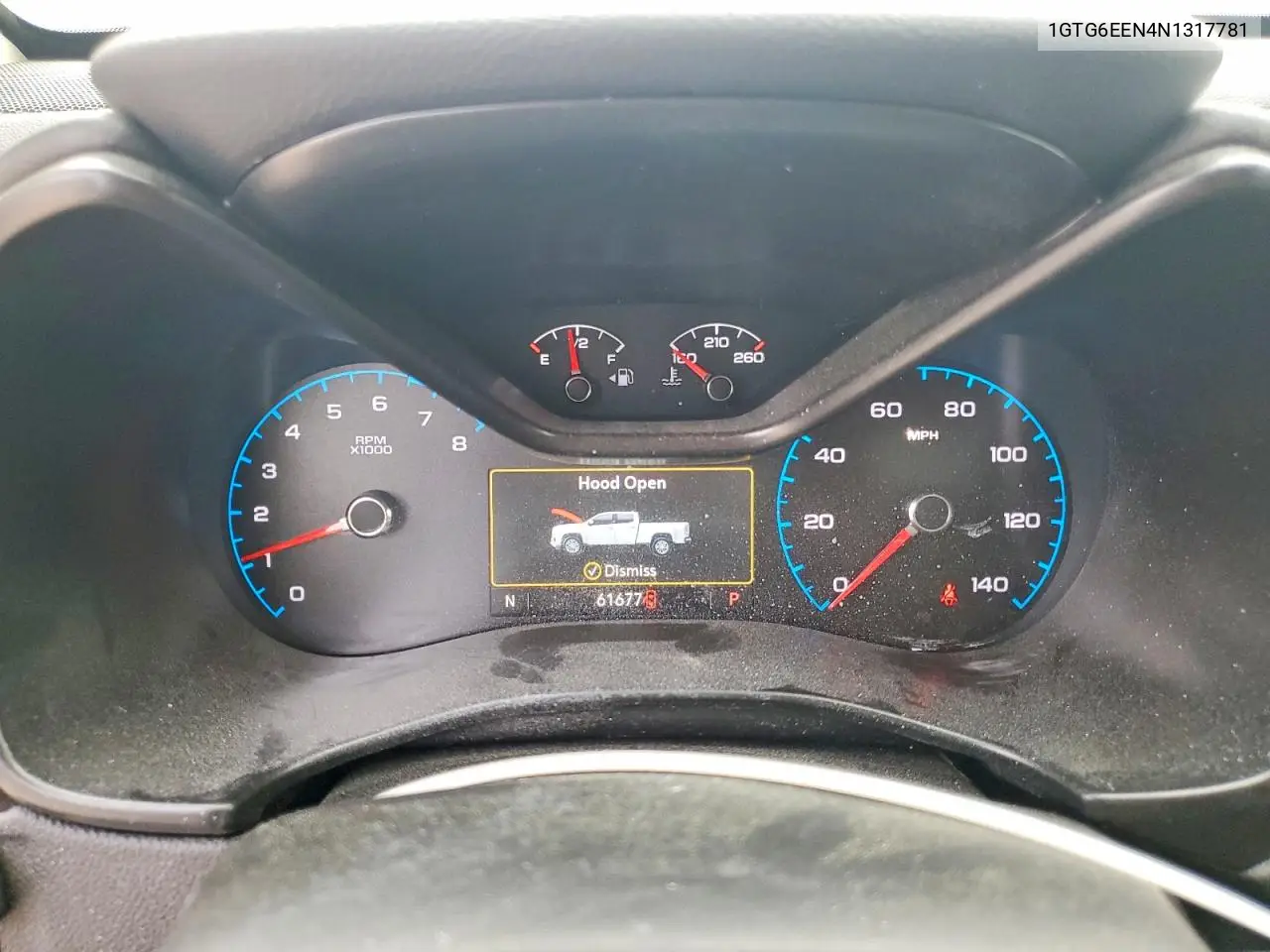 2022 GMC Canyon Denali VIN: 1GTG6EEN4N1317781 Lot: 61141996