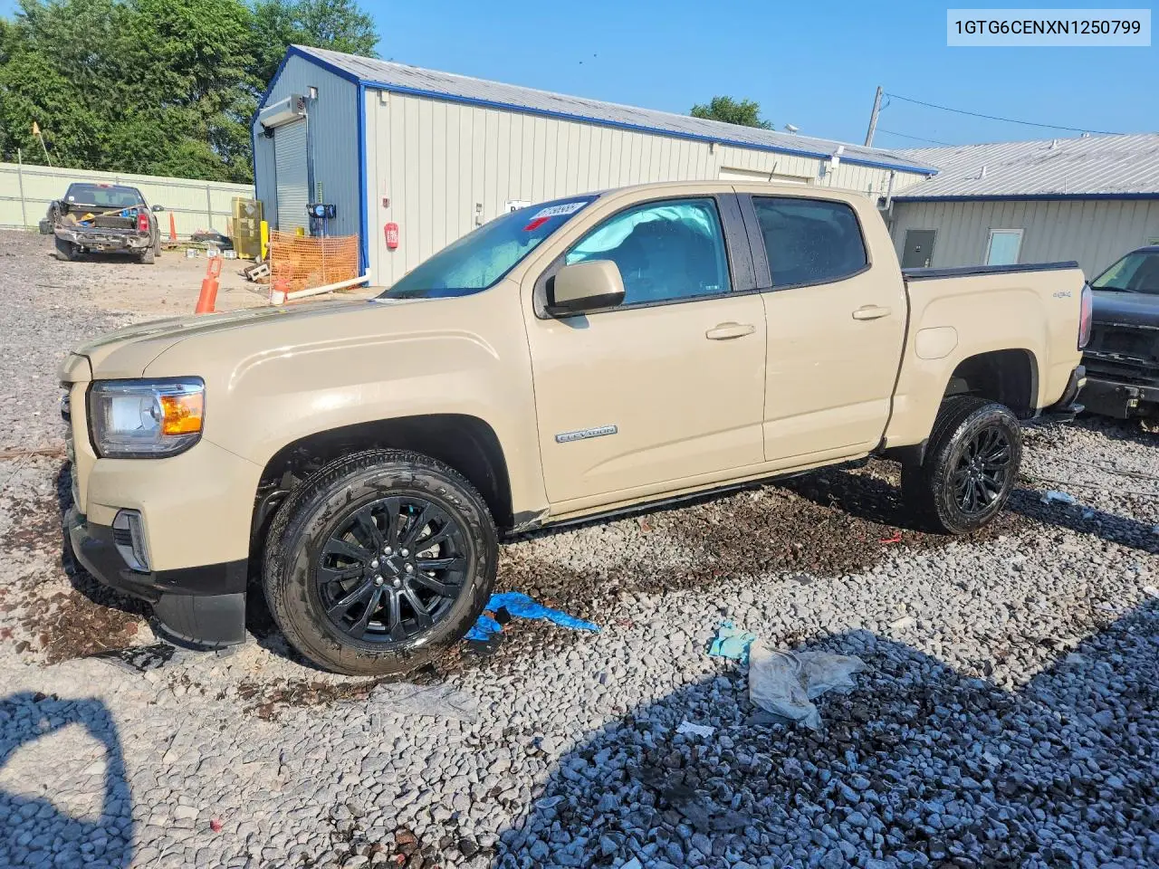 2022 GMC Canyon Elevation VIN: 1GTG6CENXN1250799 Lot: 61198986