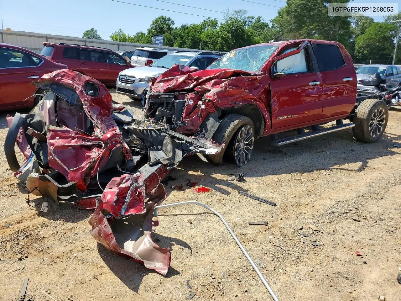 2023 GMC Canyon Denali VIN: 1GTP6FEK5P1268055 Lot: 58531186