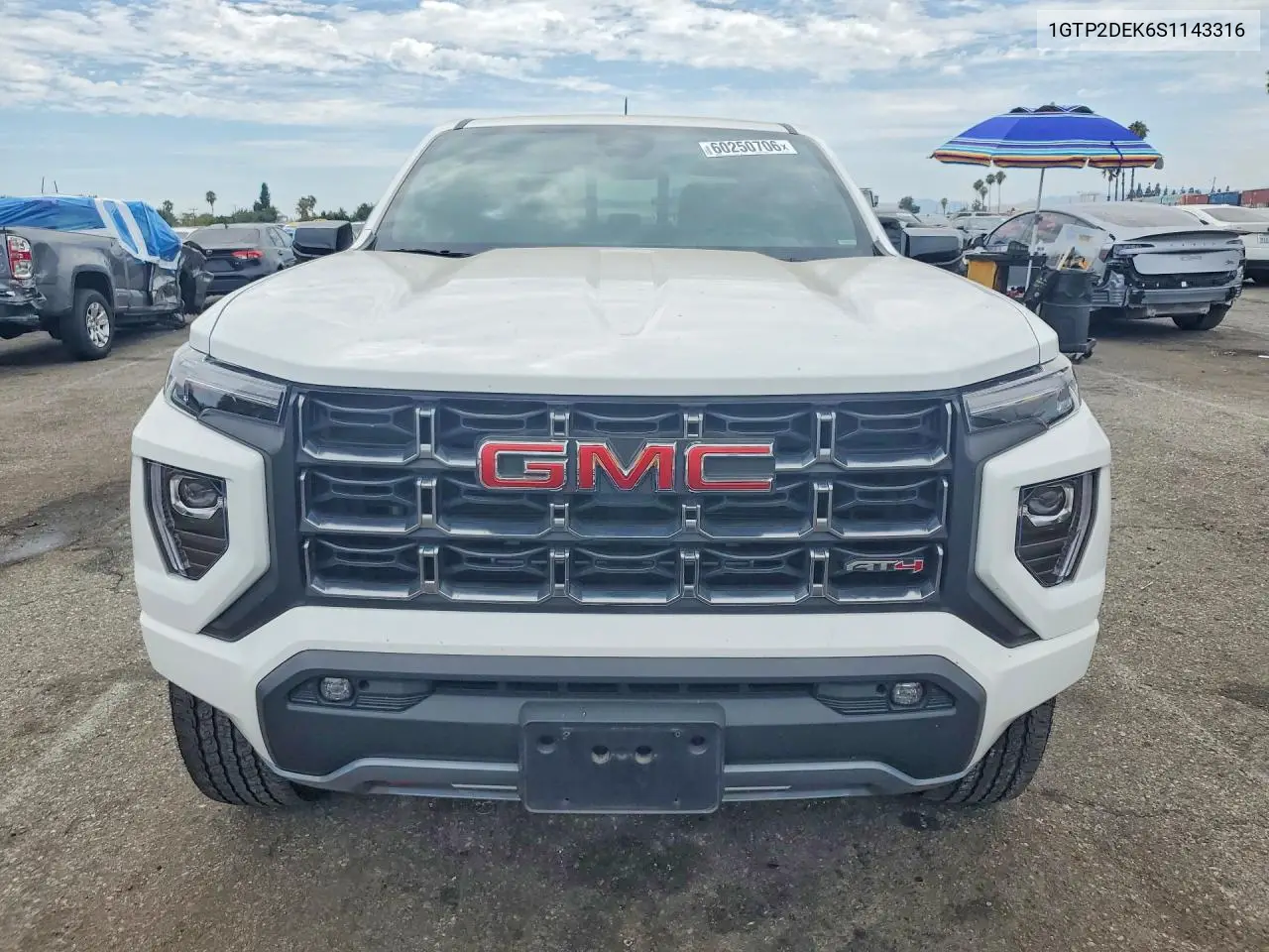 2025 GMC Canyon At4 VIN: 1GTP2DEK6S1143316 Lot: 60250706