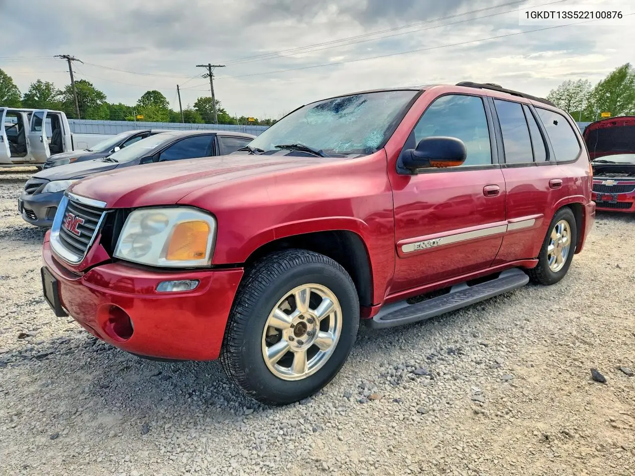 2002 GMC Envoy VIN: 1GKDT13S522100876 Lot: 53417706