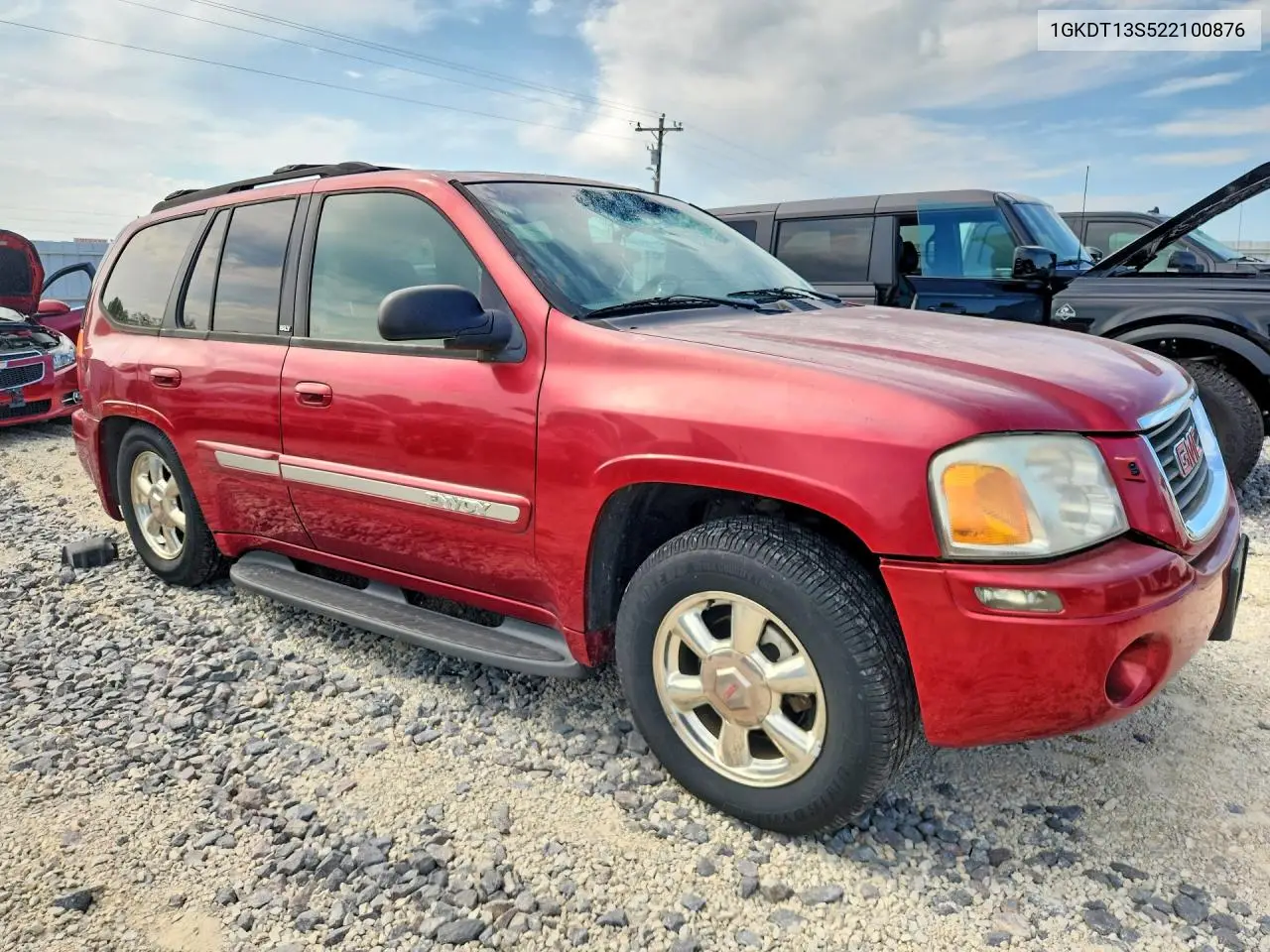 2002 GMC Envoy VIN: 1GKDT13S522100876 Lot: 53417706