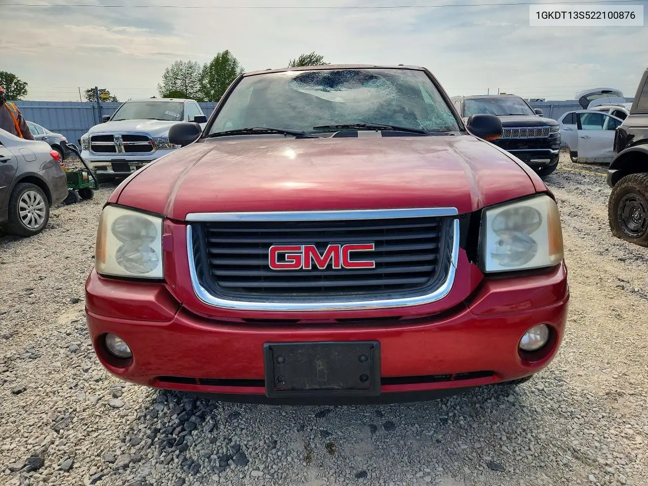2002 GMC Envoy VIN: 1GKDT13S522100876 Lot: 53417706