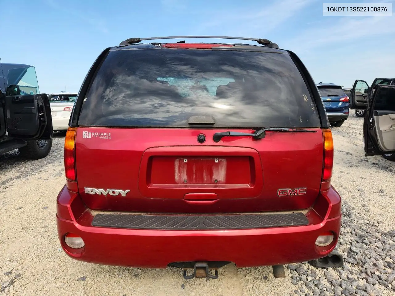 2002 GMC Envoy VIN: 1GKDT13S522100876 Lot: 53417706