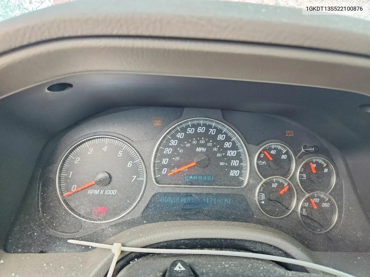 2002 GMC Envoy VIN: 1GKDT13S522100876 Lot: 53417706