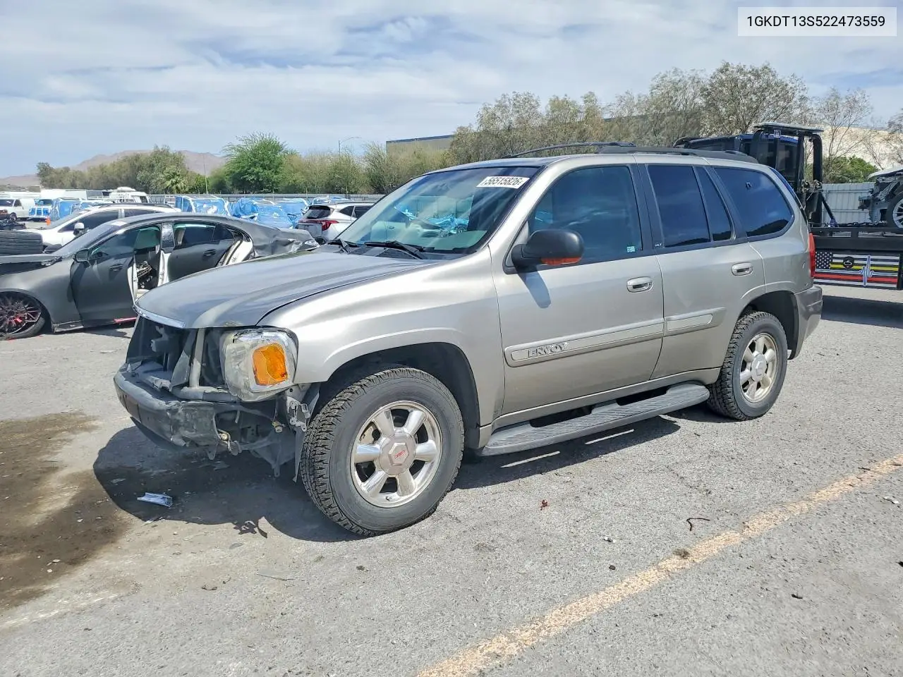 2002 GMC Envoy VIN: 1GKDT13S522473559 Lot: 56515826