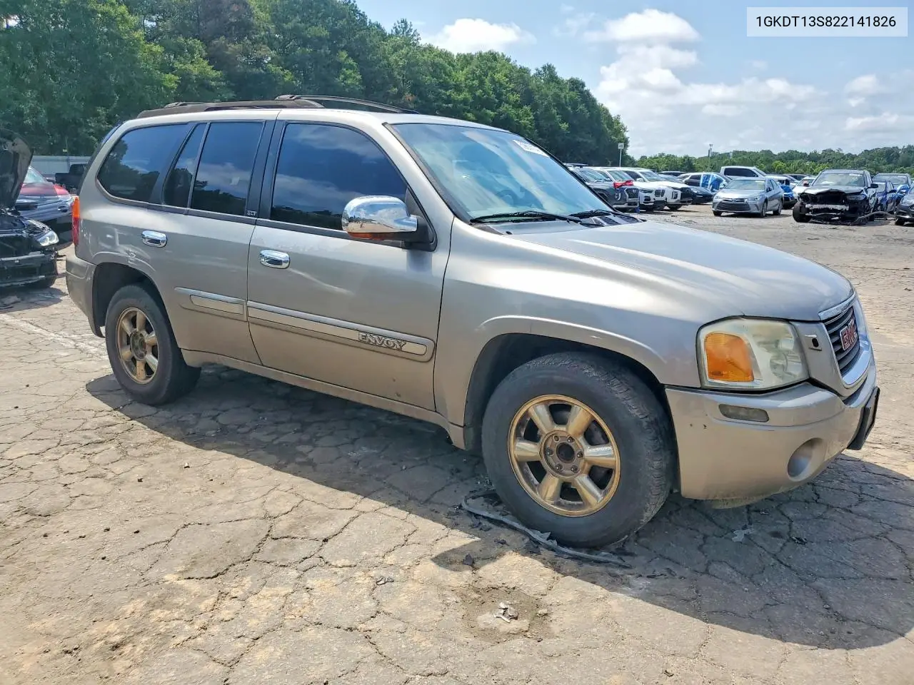 2002 GMC Envoy VIN: 1GKDT13S822141826 Lot: 59674146