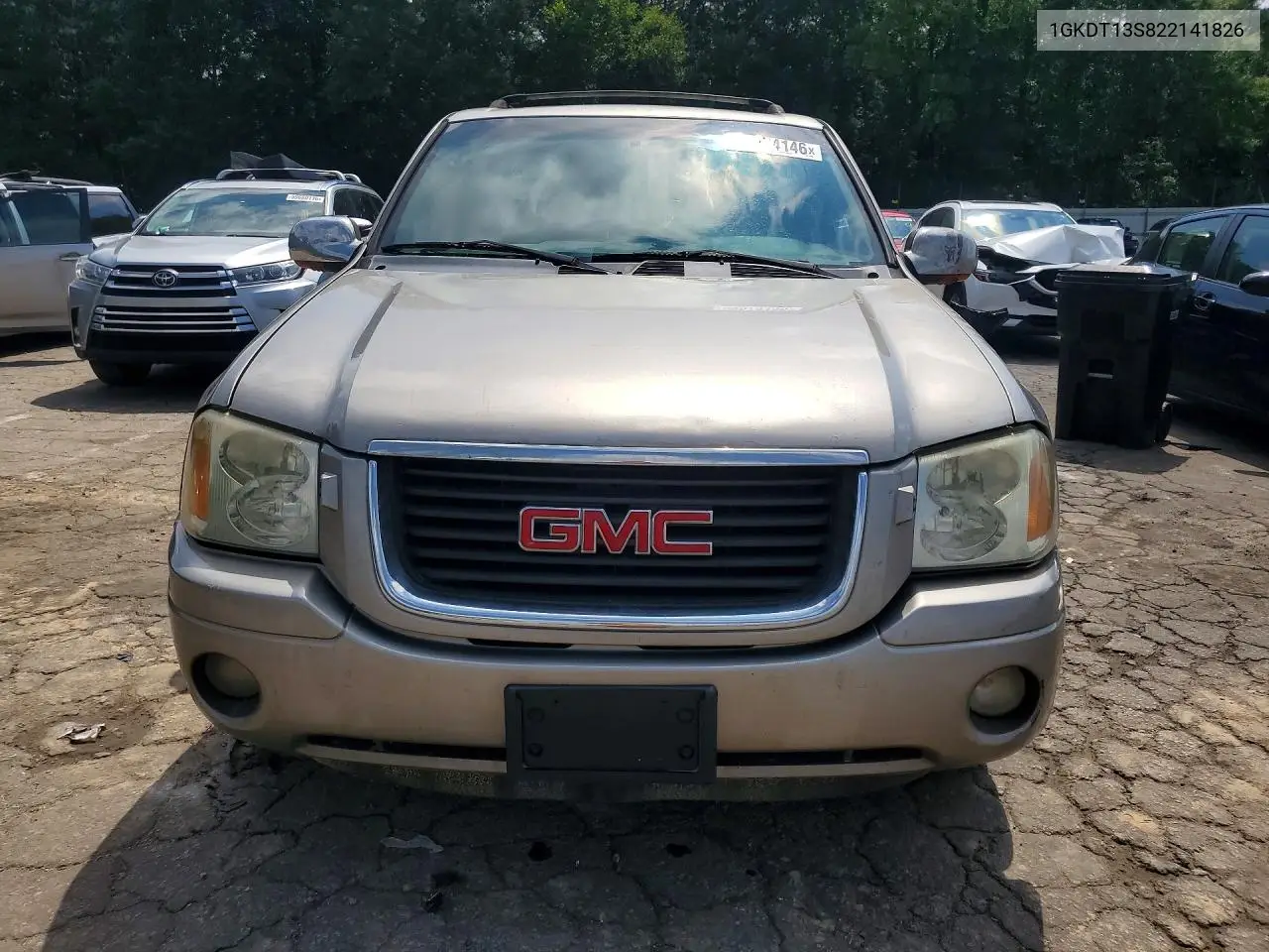 2002 GMC Envoy VIN: 1GKDT13S822141826 Lot: 59674146