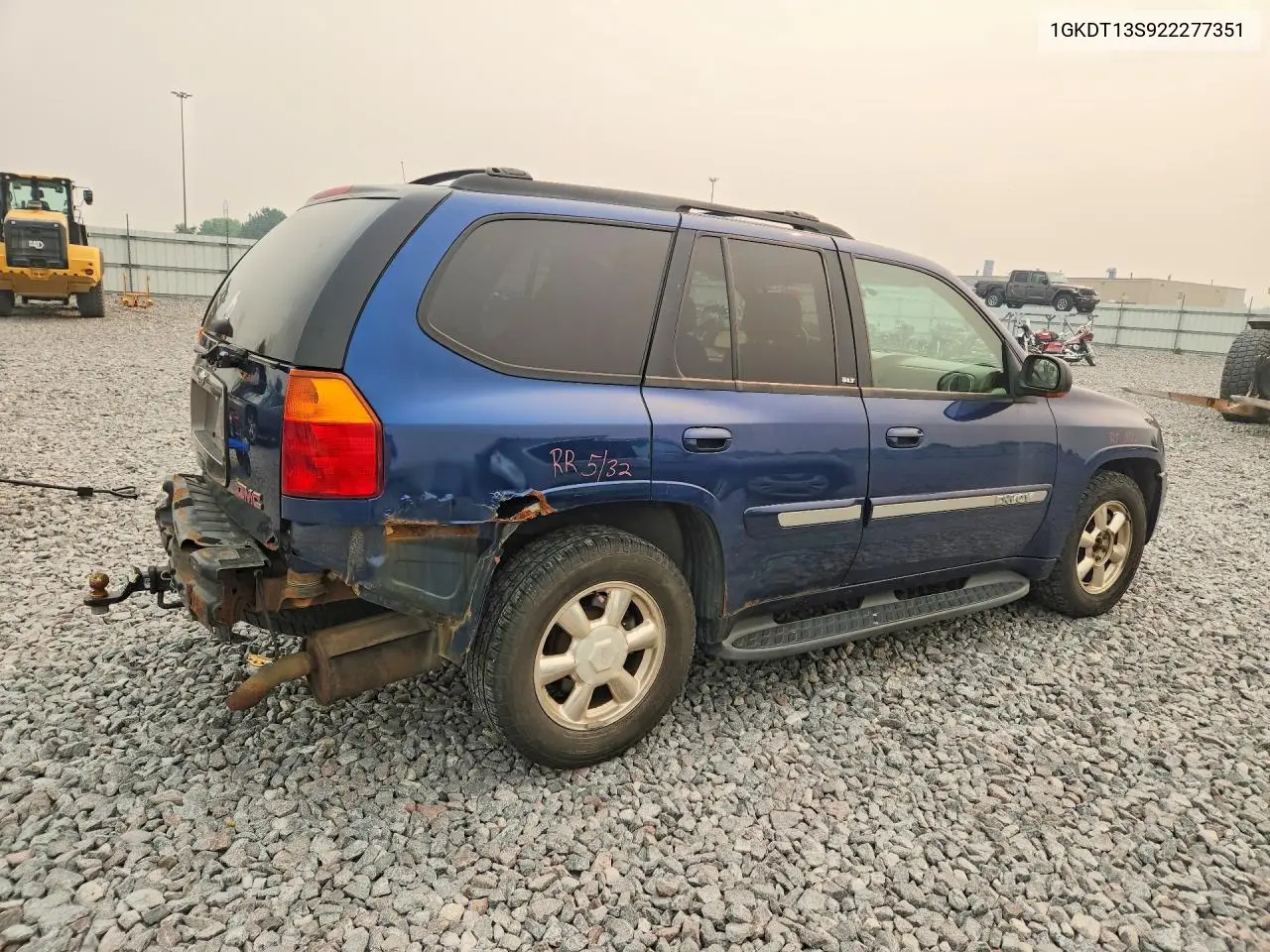 2002 GMC Envoy VIN: 1GKDT13S922277351 Lot: 61127416