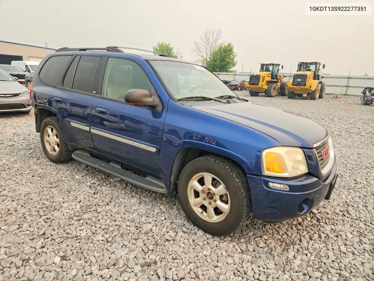 2002 GMC Envoy VIN: 1GKDT13S922277351 Lot: 61127416