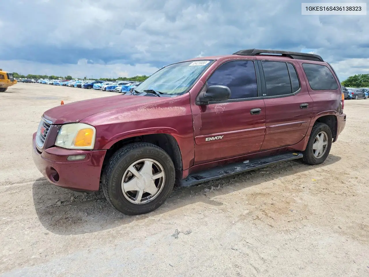 2003 GMC Envoy Xl VIN: 1GKES16S436138323 Lot: 55425886