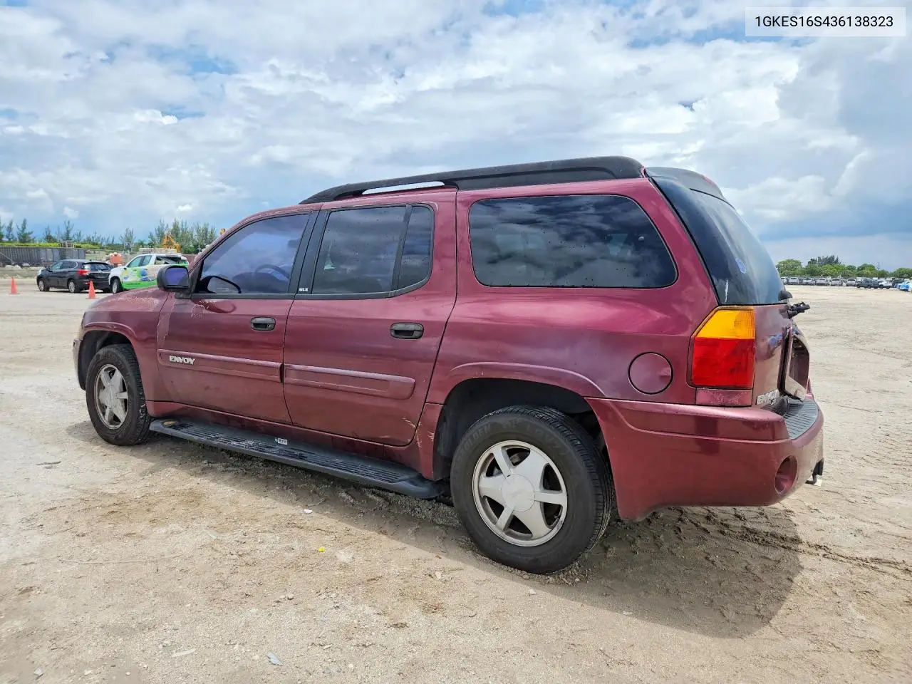 2003 GMC Envoy Xl VIN: 1GKES16S436138323 Lot: 55425886