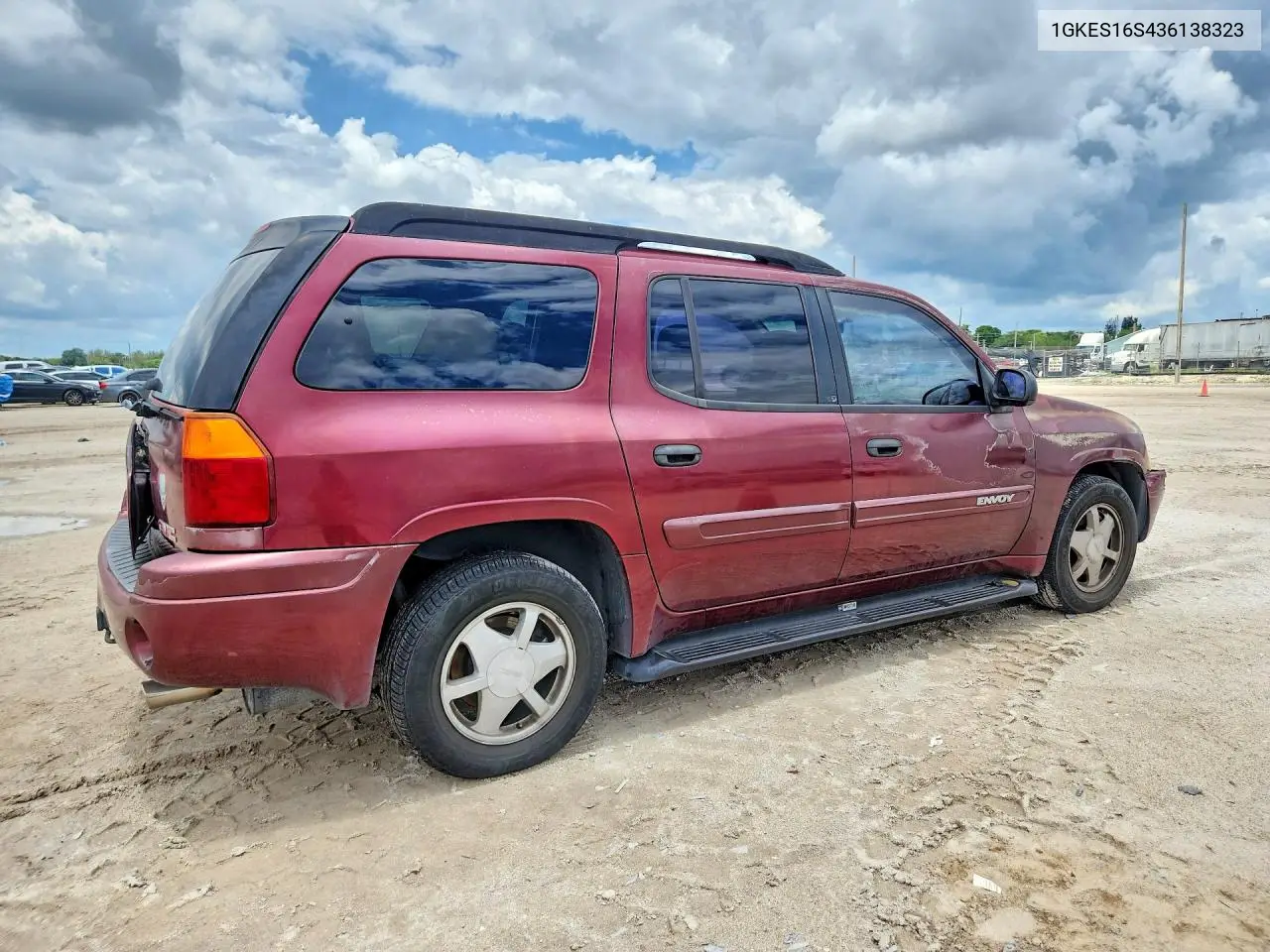 2003 GMC Envoy Xl VIN: 1GKES16S436138323 Lot: 55425886