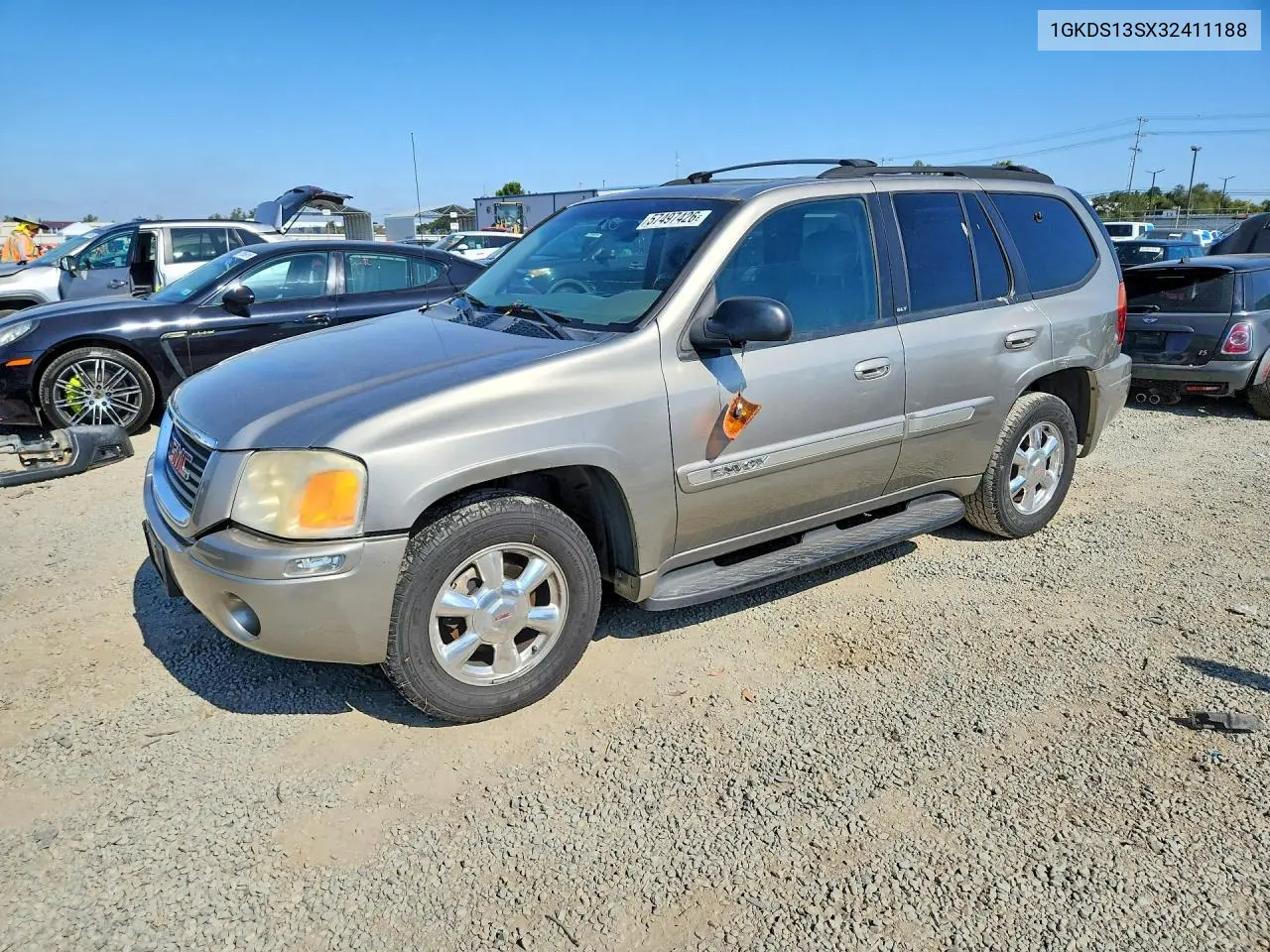 2003 GMC Envoy VIN: 1GKDS13SX32411188 Lot: 57497426
