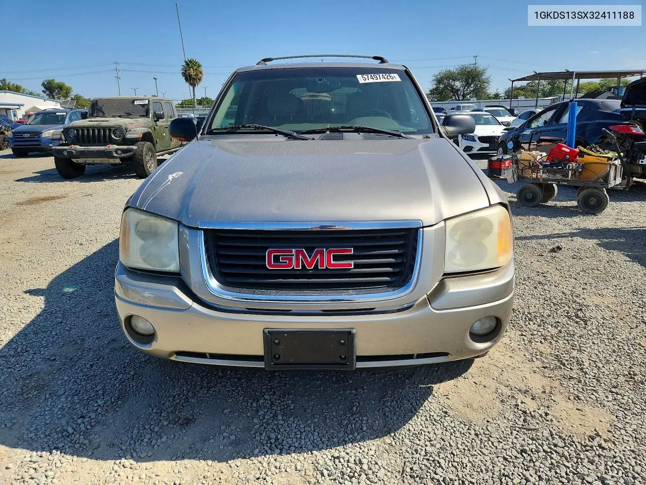 2003 GMC Envoy VIN: 1GKDS13SX32411188 Lot: 57497426