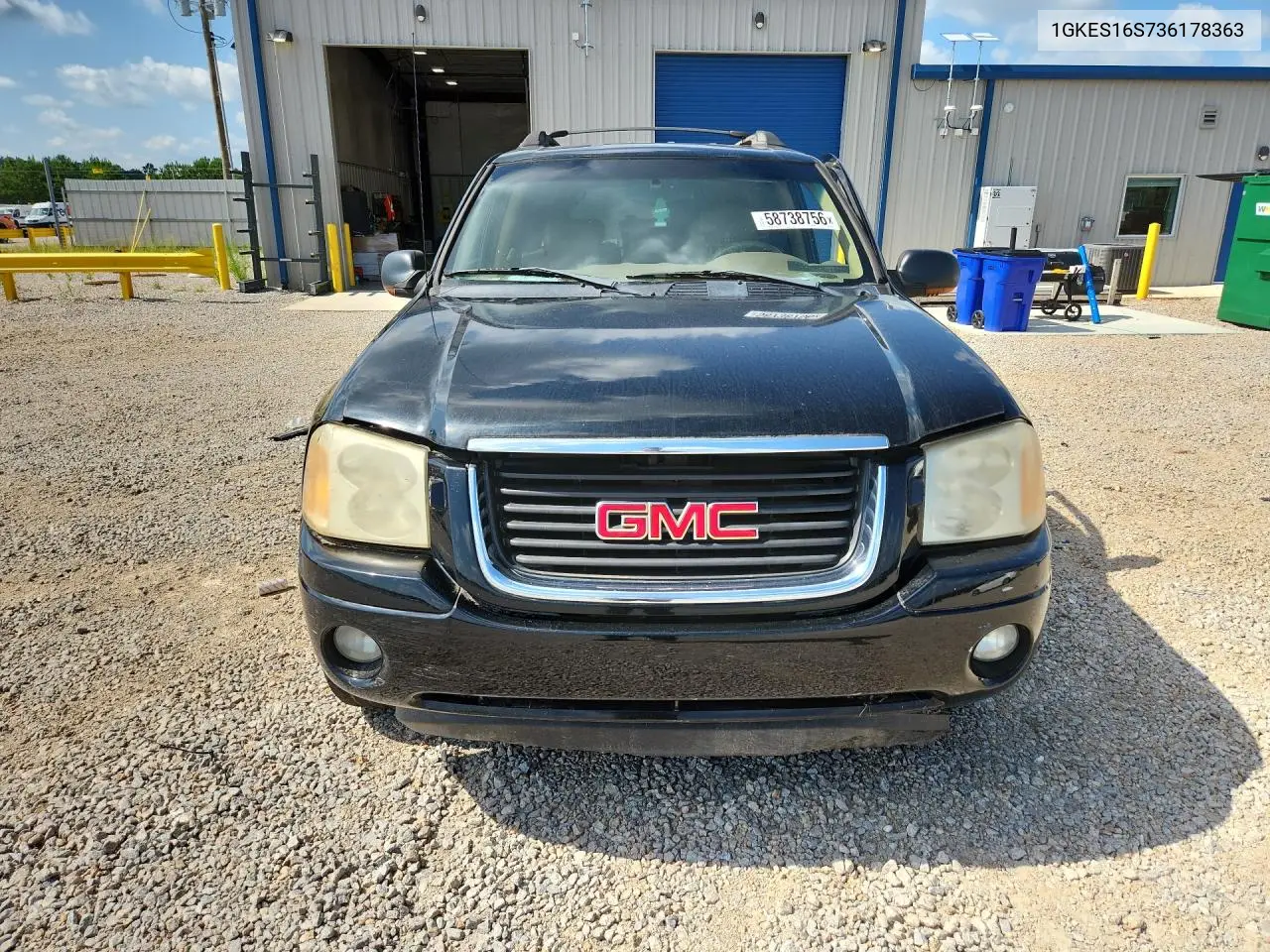 2003 GMC Envoy Xl VIN: 1GKES16S736178363 Lot: 58738756