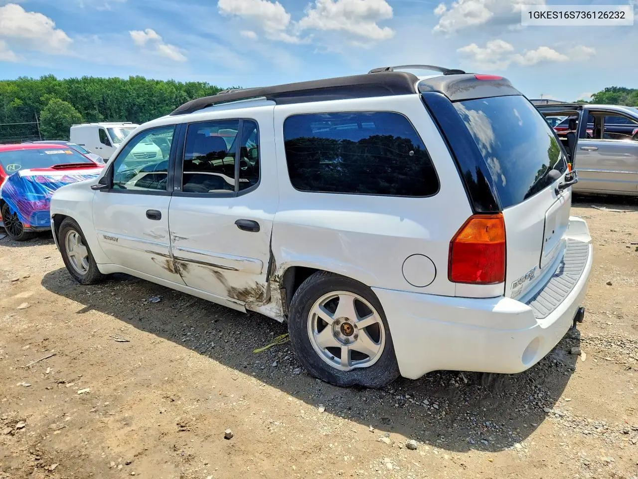 2003 GMC Envoy Xl VIN: 1GKES16S736126232 Lot: 59779016