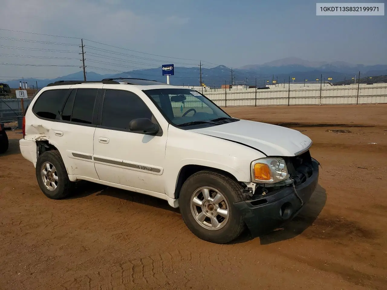 2003 GMC Envoy VIN: 1GKDT13S832199971 Lot: 60225446