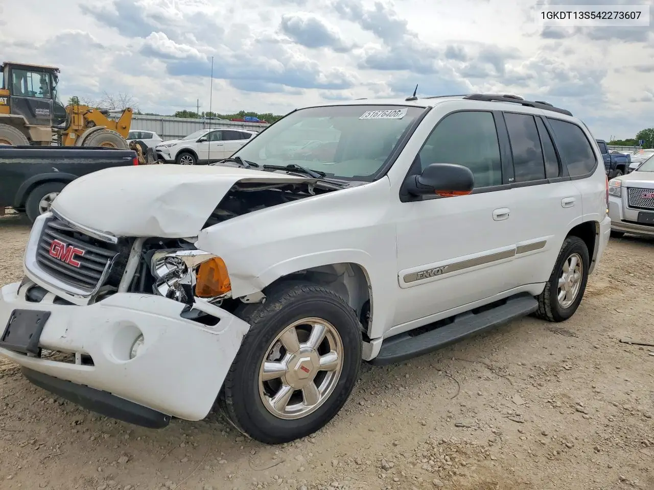 2004 GMC Envoy VIN: 1GKDT13S542273607 Lot: 51676406