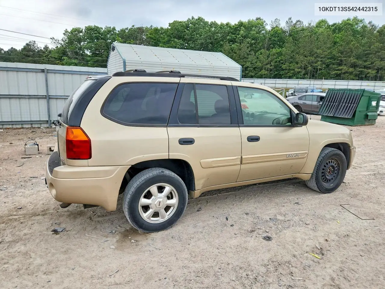 2004 GMC Envoy VIN: 1GKDT13S542442315 Lot: 54643626