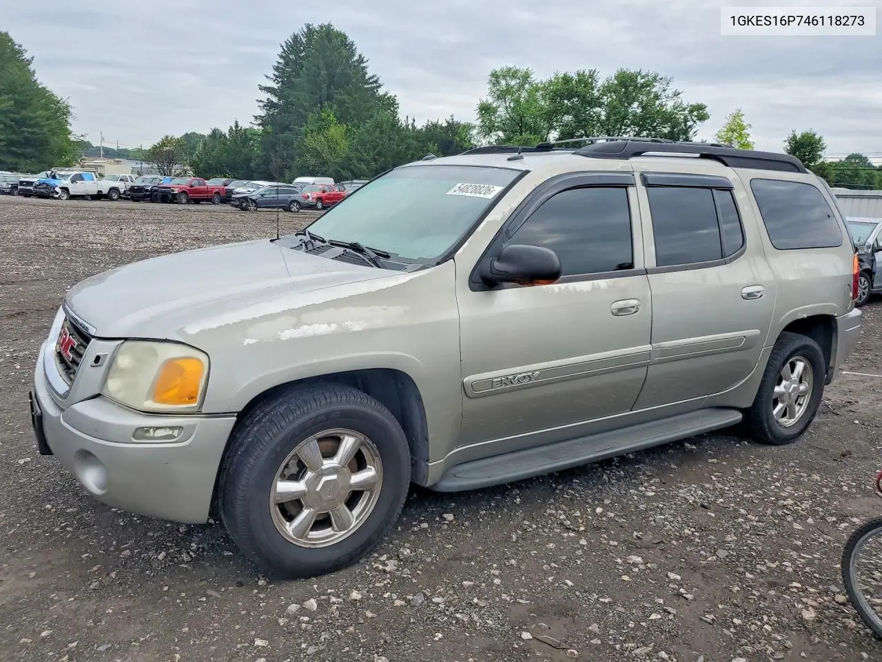 2004 GMC Envoy Xl VIN: 1GKES16P746118273 Lot: 54828826