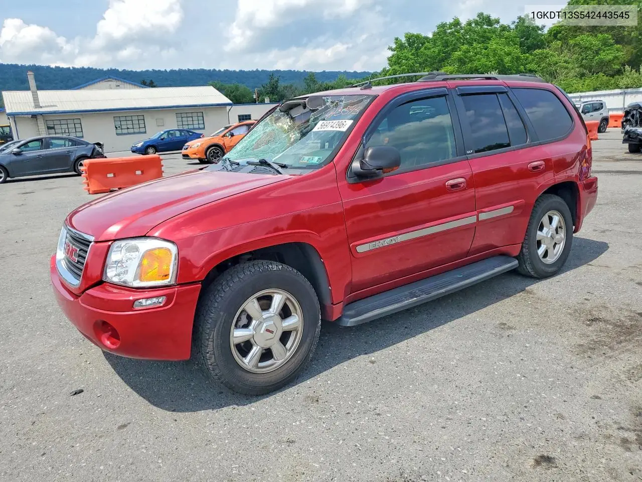 2004 GMC Envoy VIN: 1GKDT13S542443545 Lot: 56974396