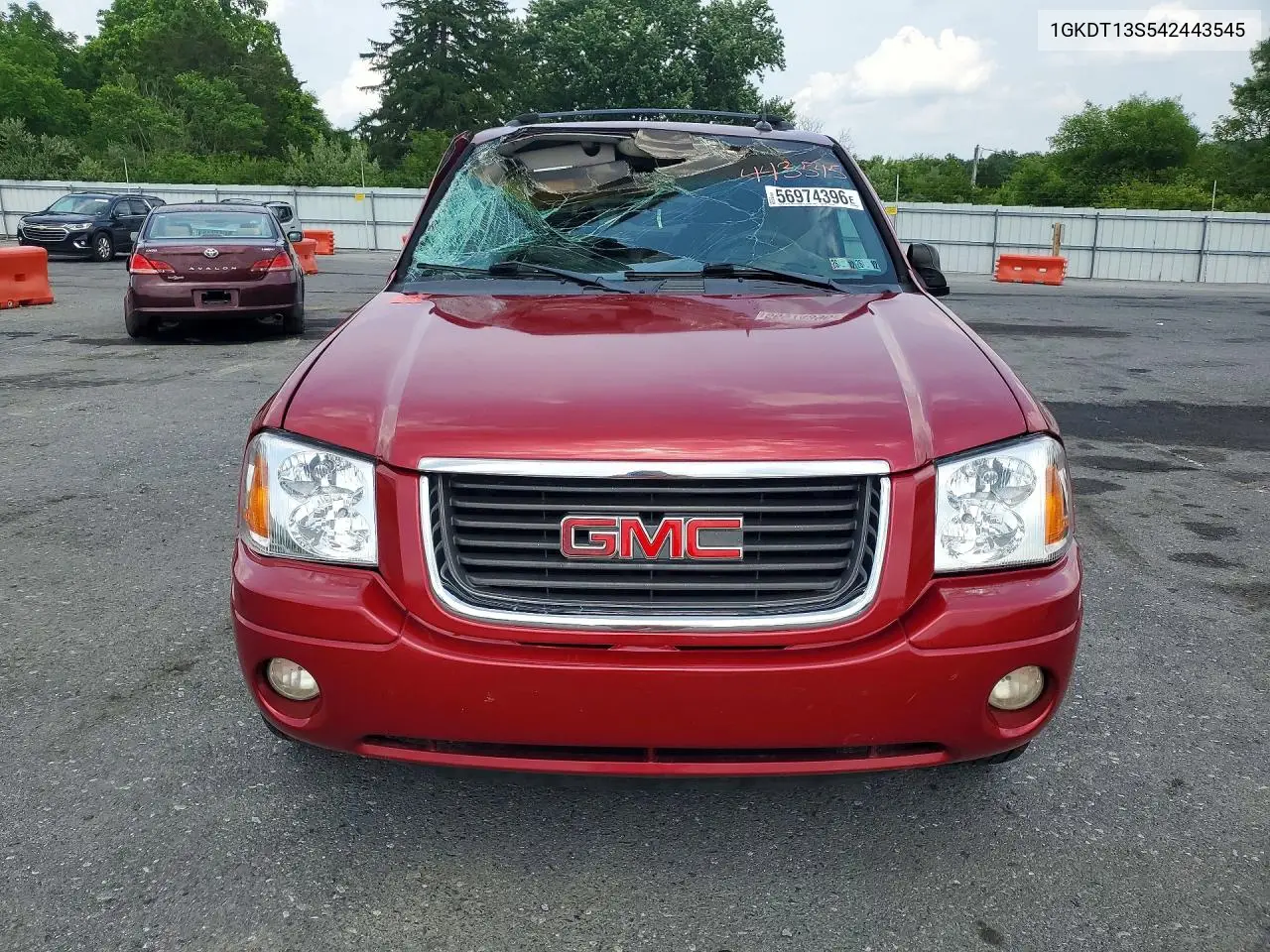 2004 GMC Envoy VIN: 1GKDT13S542443545 Lot: 56974396