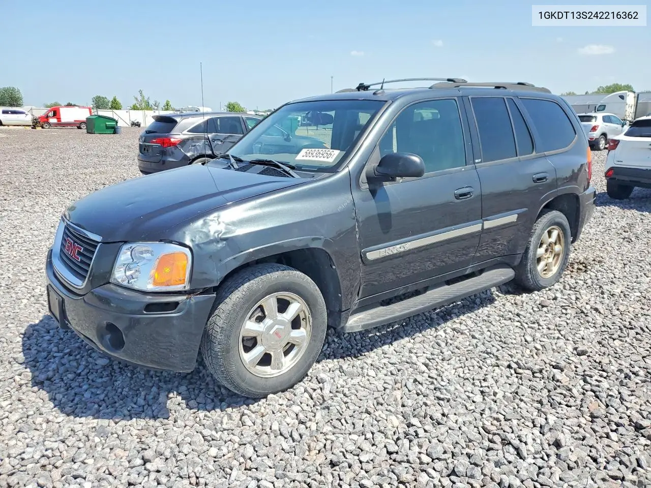 2004 GMC Envoy VIN: 1GKDT13S242216362 Lot: 58936956