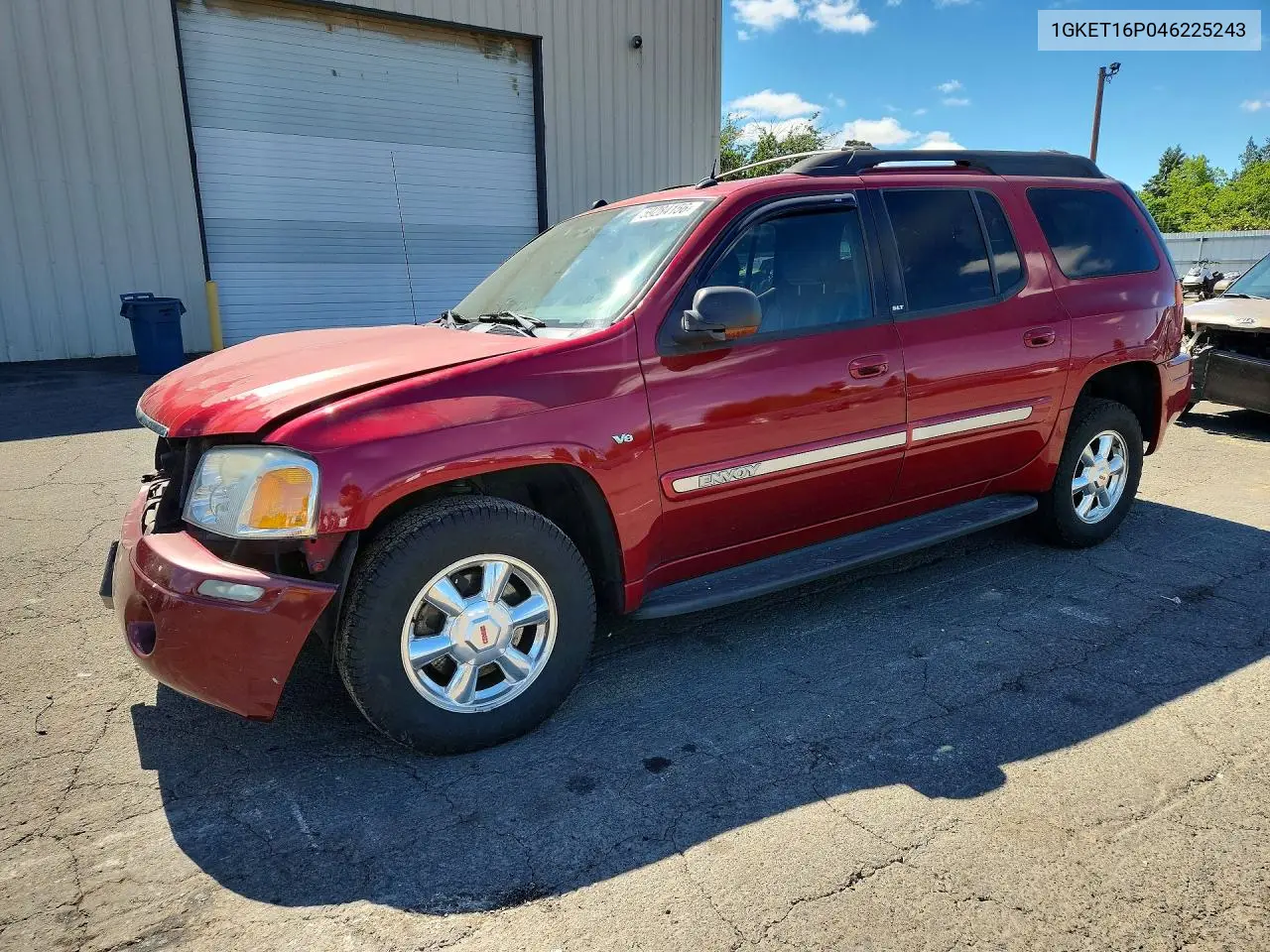 2004 GMC Envoy Xl VIN: 1GKET16P046225243 Lot: 59284156