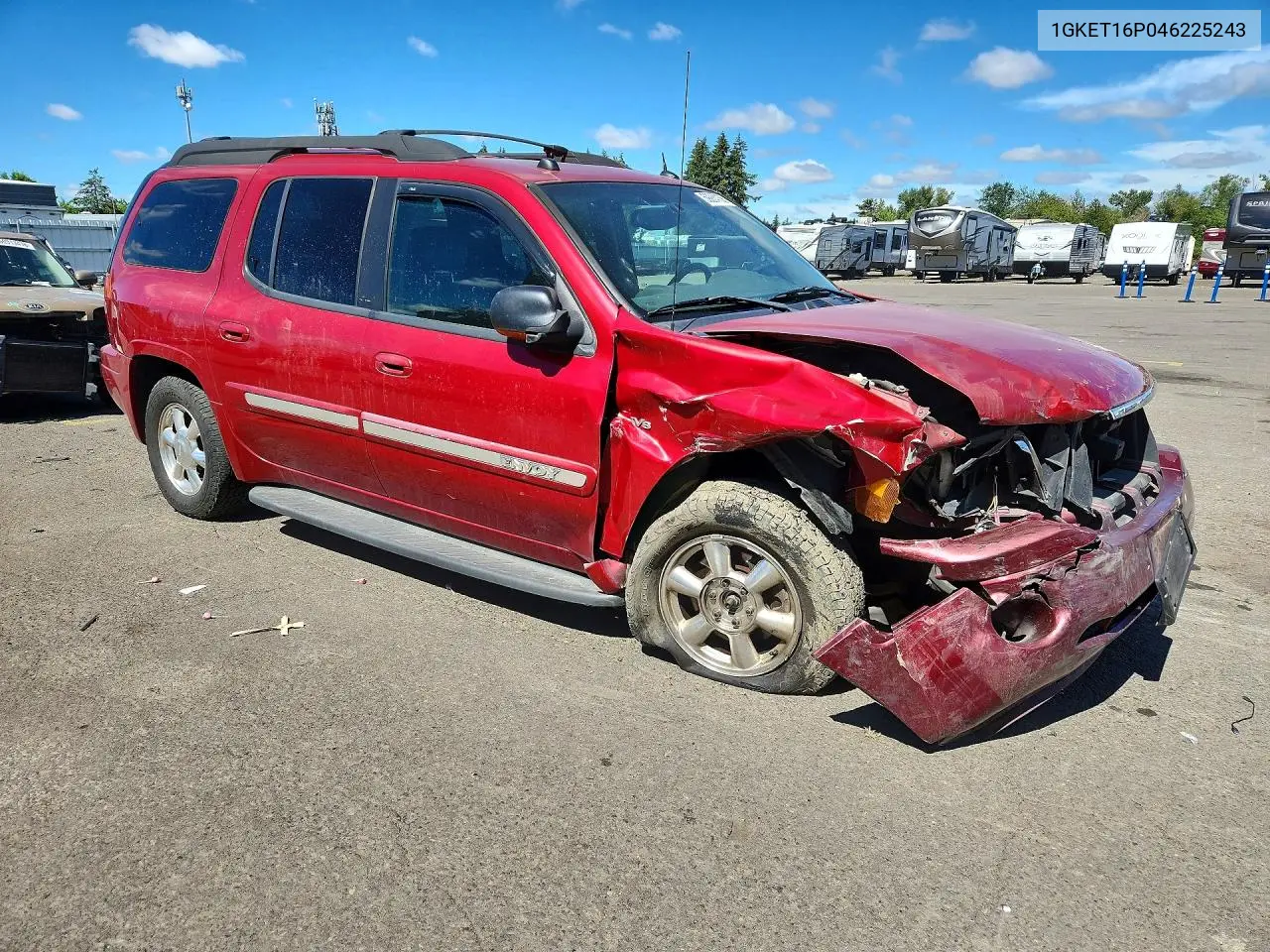 2004 GMC Envoy Xl VIN: 1GKET16P046225243 Lot: 59284156