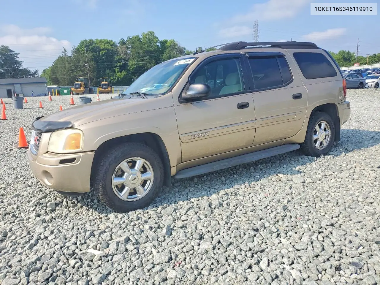 2004 GMC Envoy Xl VIN: 1GKET16S346119910 Lot: 60117946