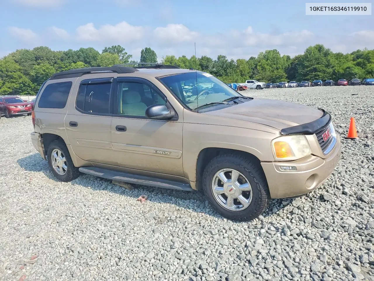 2004 GMC Envoy Xl VIN: 1GKET16S346119910 Lot: 60117946
