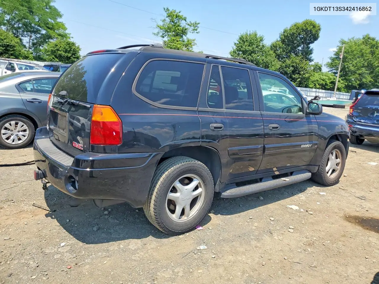 2004 GMC Envoy VIN: 1GKDT13S342416862 Lot: 60426506