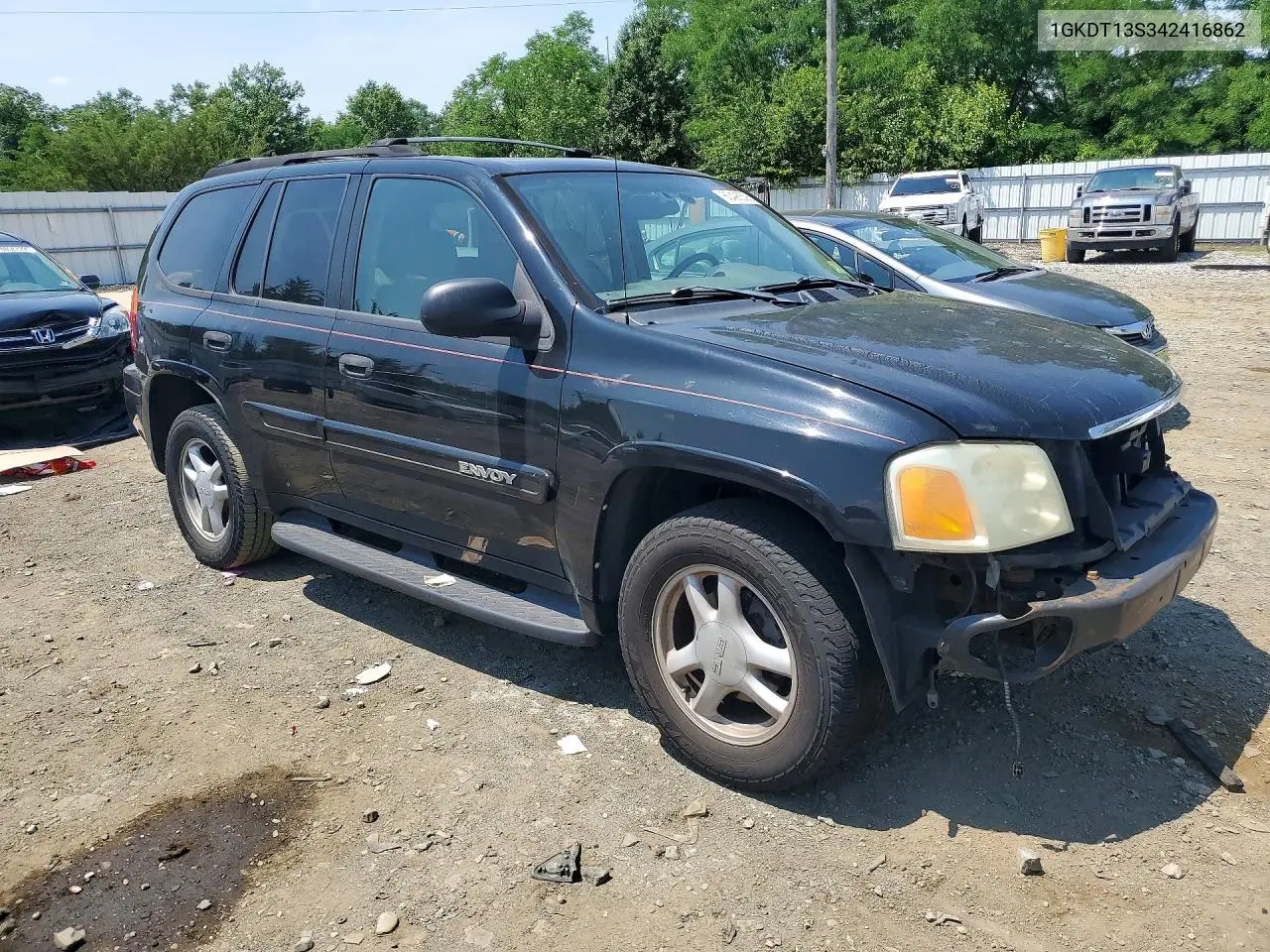 2004 GMC Envoy VIN: 1GKDT13S342416862 Lot: 60426506