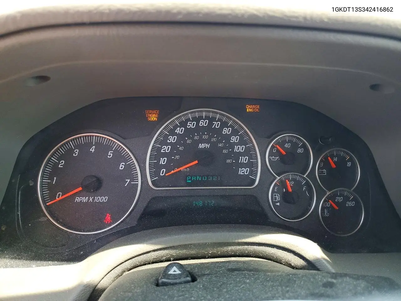 2004 GMC Envoy VIN: 1GKDT13S342416862 Lot: 60426506