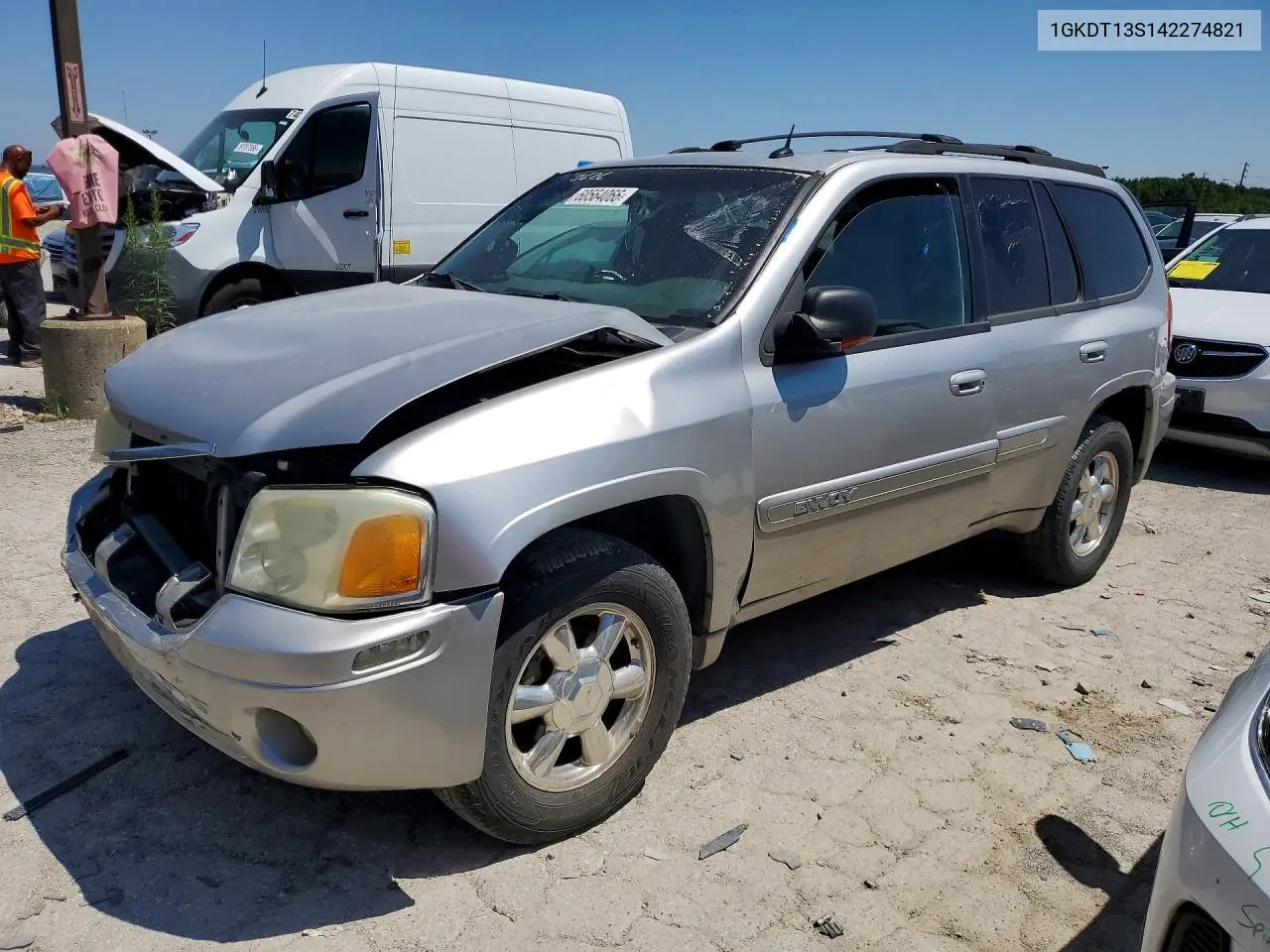 2004 GMC Envoy VIN: 1GKDT13S142274821 Lot: 60564066
