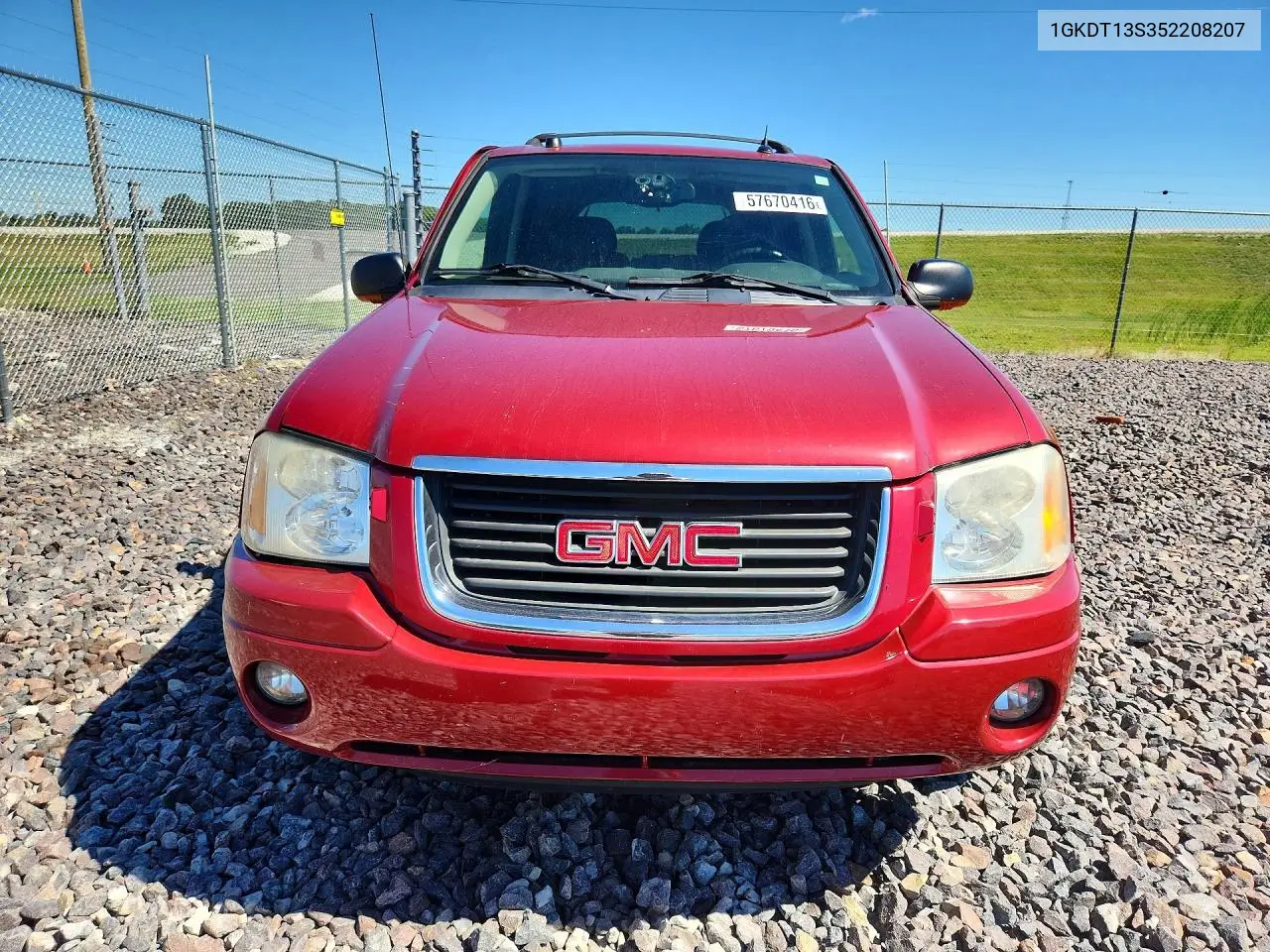 2005 GMC Envoy Sle VIN: 1GKDT13S352208207 Lot: 57670416