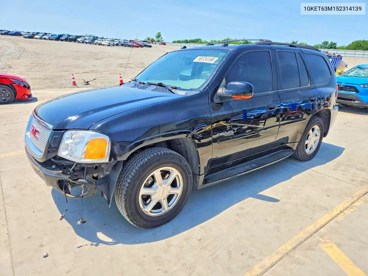 2005 GMC Envoy Denali VIN: 1GKET63M152314139 Lot: 58724196