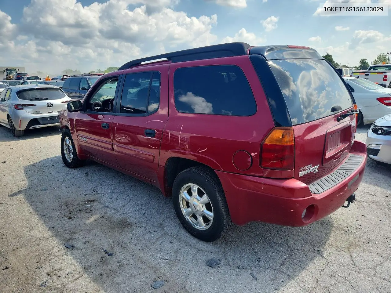 2005 GMC Envoy Xl VIN: 1GKET16S156133029 Lot: 59583456